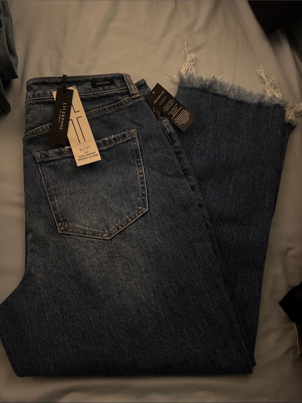 Liverpool Women's ECO skinny High-Rise Skinny Leg Jeans - Dark Blue